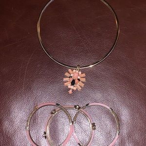 NEW YORK & COMPANY CHOKER NECKLACE  BRACELET SET